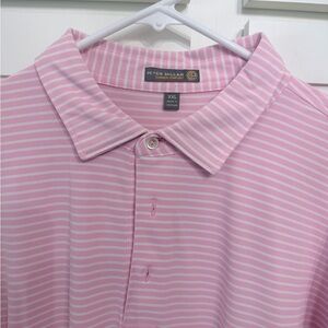 Peter Millar Men's Pink Polo Shirt